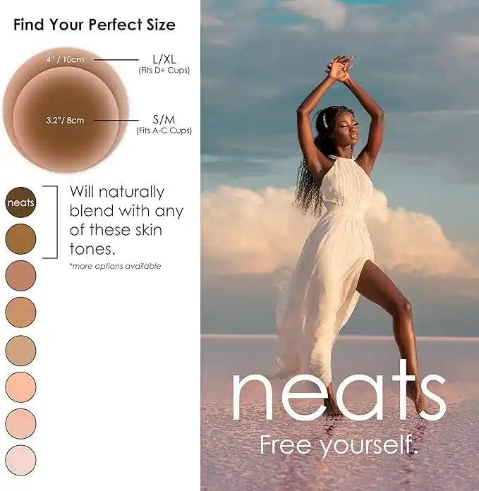 Invisible Nipple Pasties – Seamless Silicone Reusable Covers