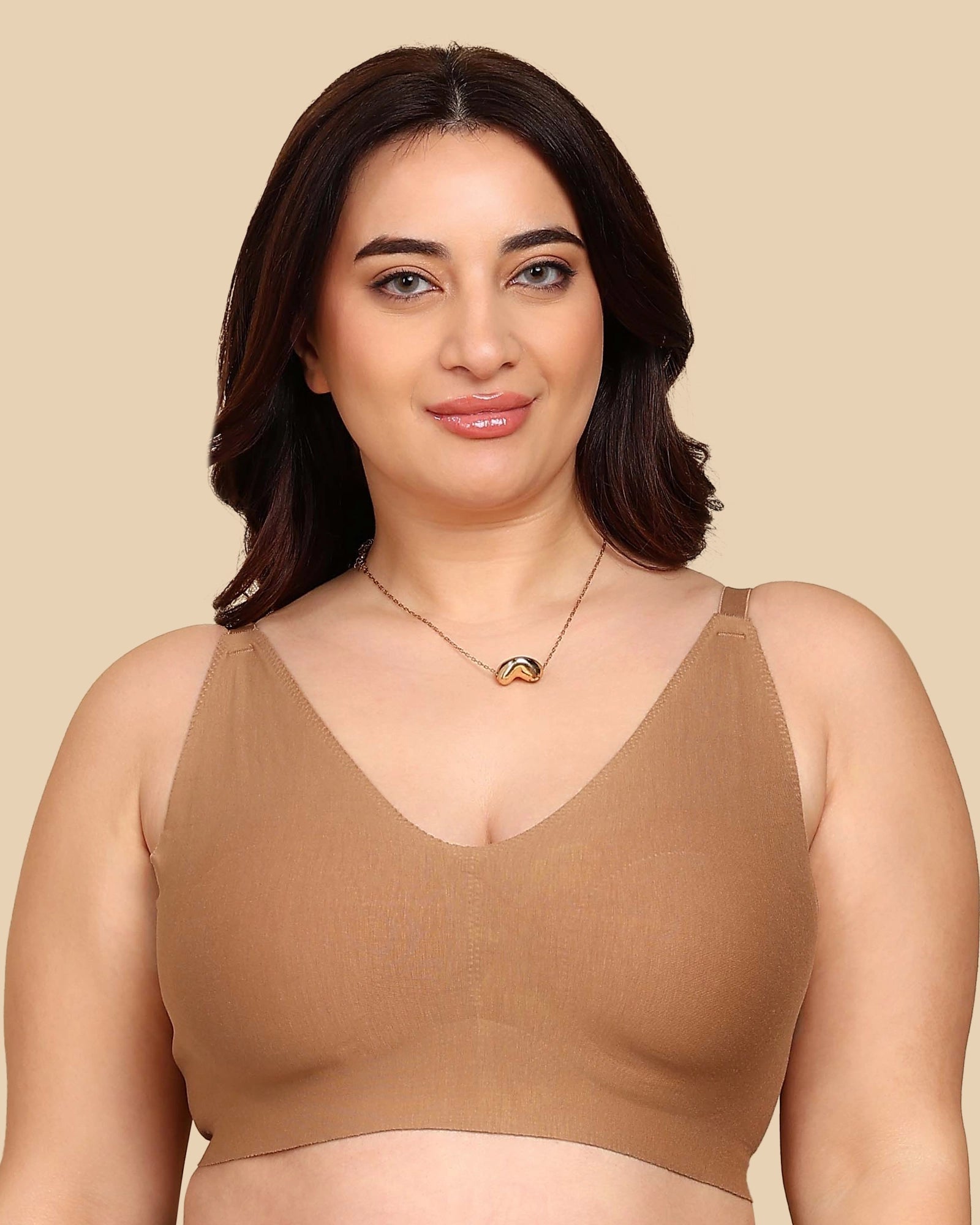 Tweens Bonded Breathable Cotton Non-Padded Full-Coverage Bra with Hidden Concealer (SB-935)