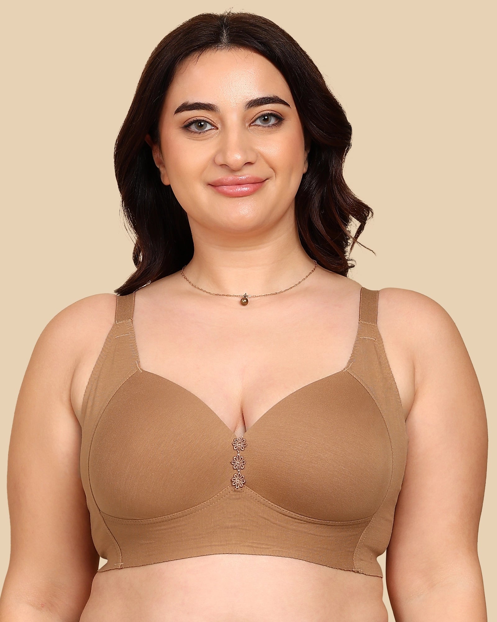 Tweens Bonded Breathable Cotton Plus-Size Padded M-Frame Minimiser (SB-9203)