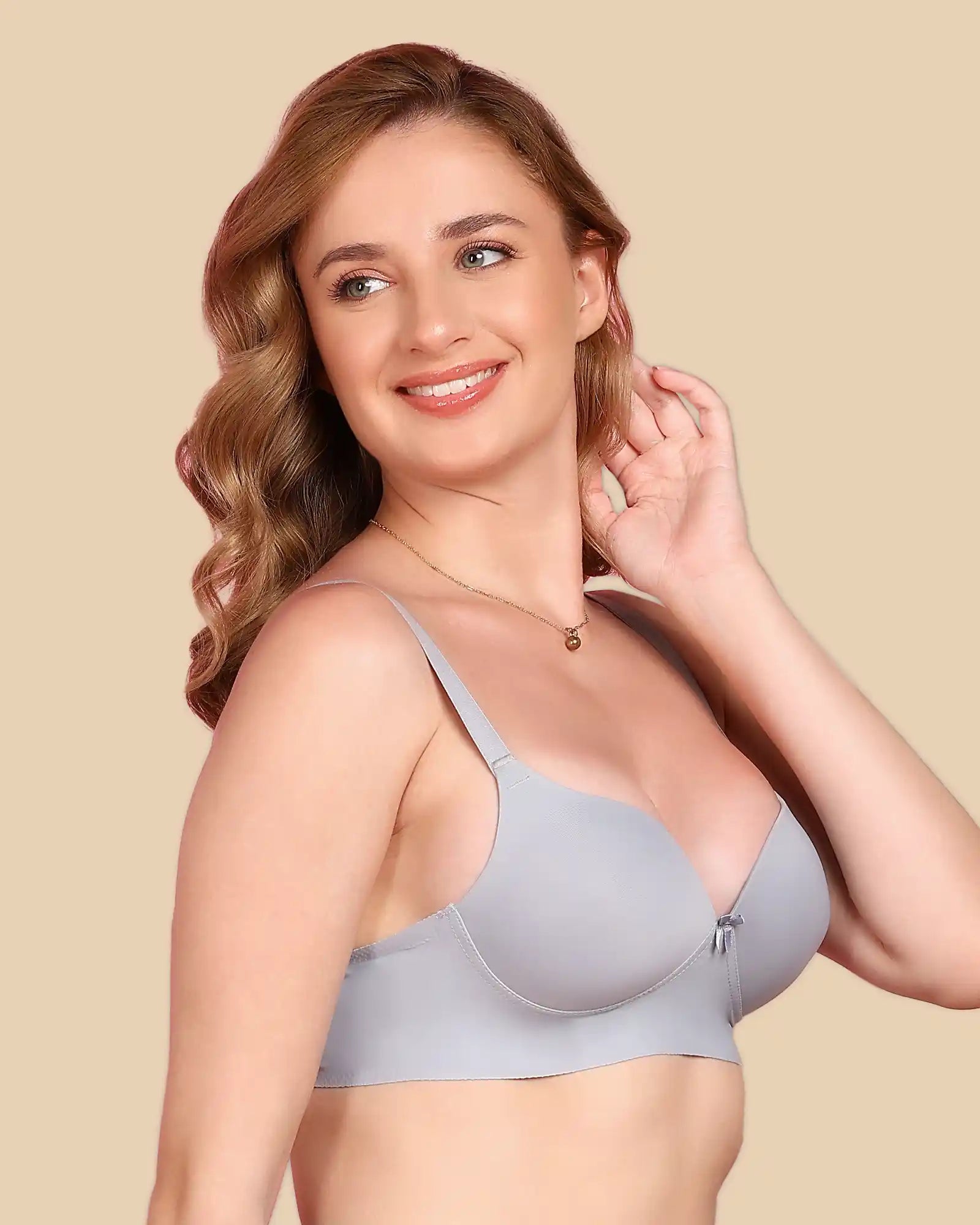 Tweens Bonded Polyamide Push-Up 3/4 Coverage Maximiser Bra (Level 2 Padding) (SB-95107)