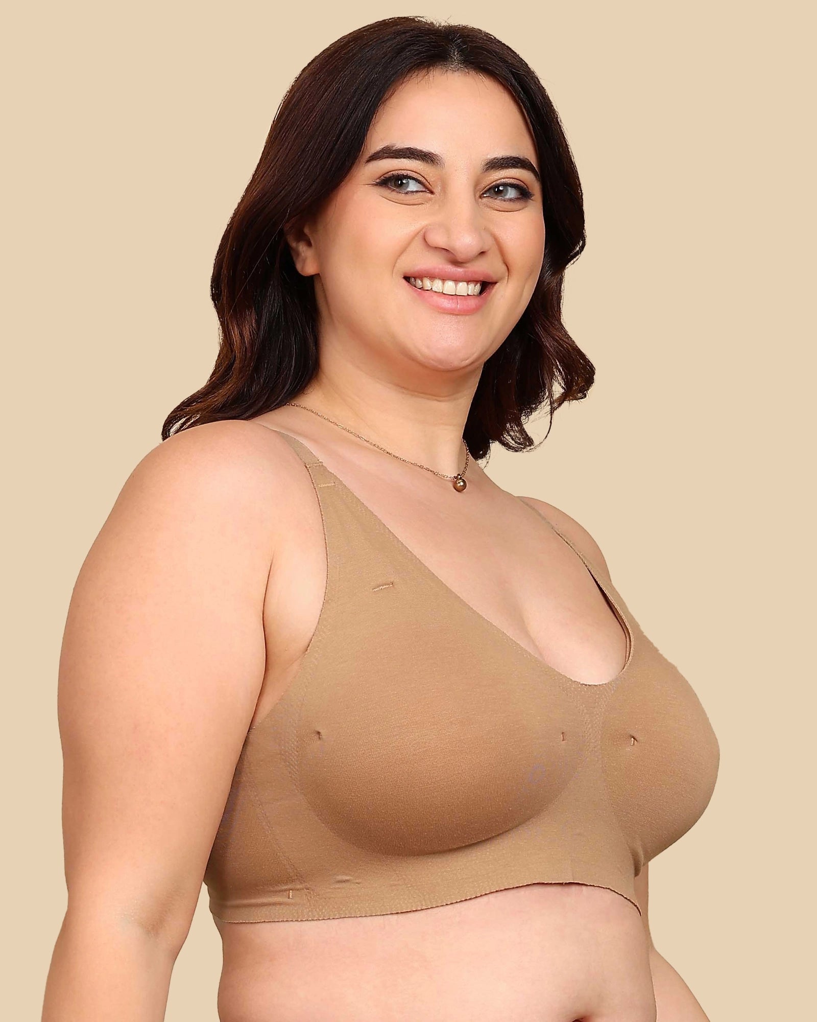 Tweens Bonded Breathable Cotton Padded Full-Coverage Bra (SB-938)