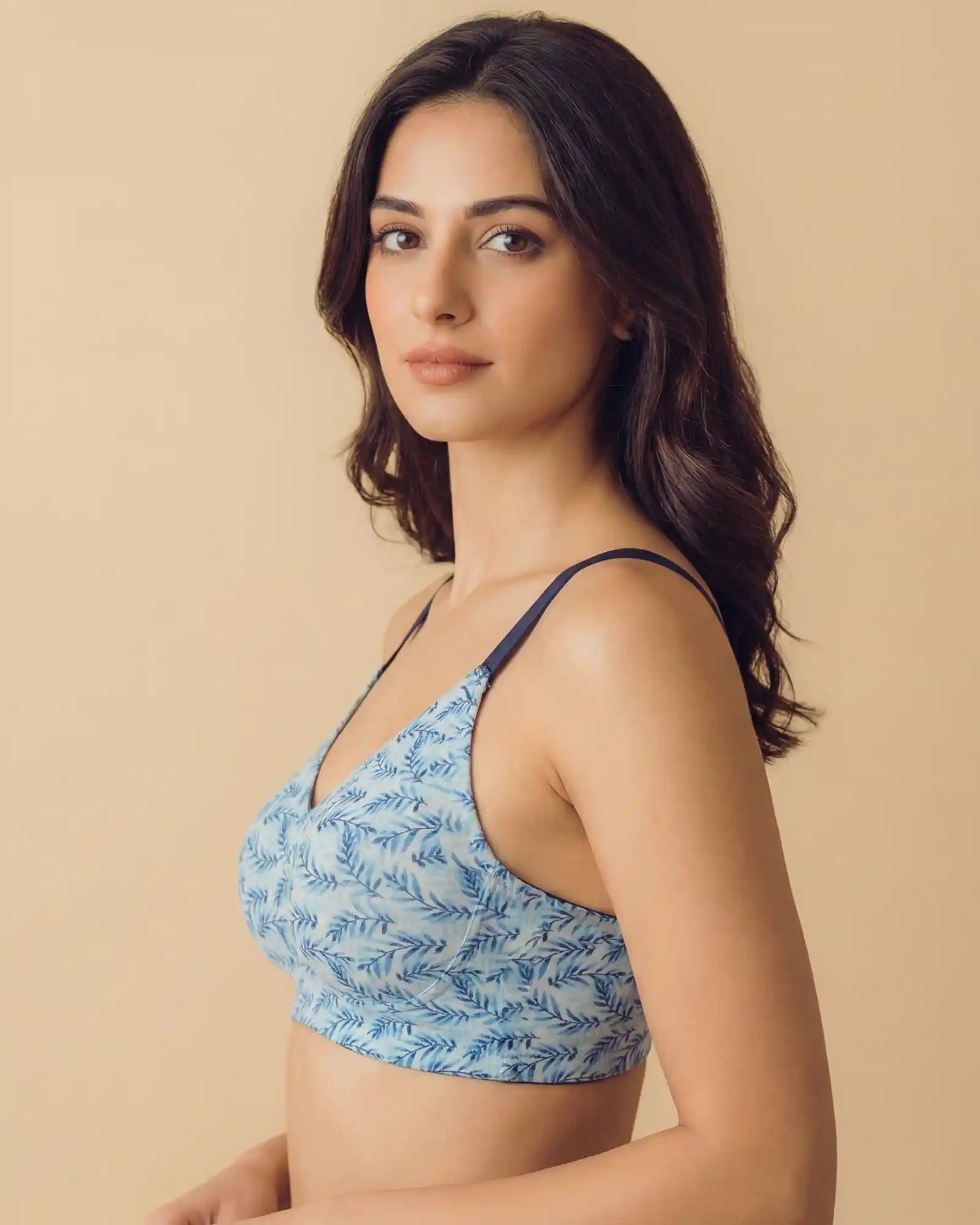 Polyamide Padded Printed Bonded Bra (SB-6830 PR)