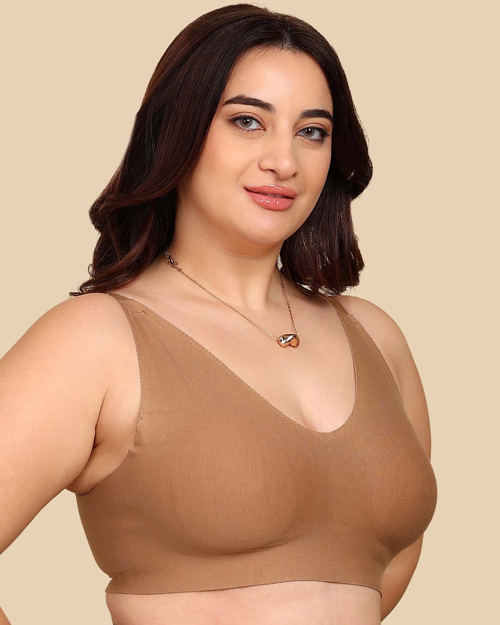 Tweens Bonded Breathable Cotton Non-Padded Full-Coverage Bra with Hidden Concealer (SB-935)