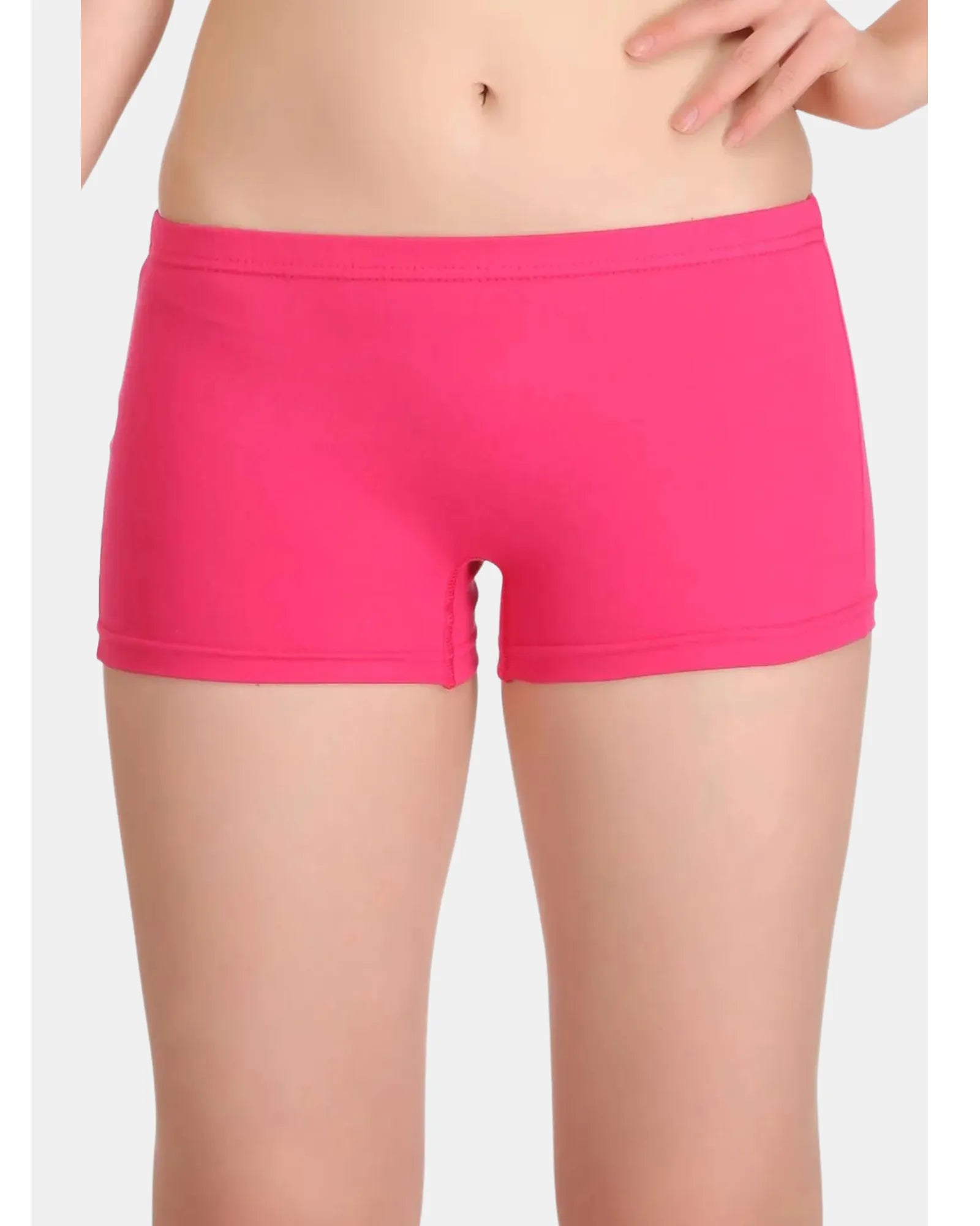 Tweens High-Rise Cotton Stretch Boyshorts Full Coverage, Seamless Comfort Everyday Essentials (Pack Of 3)