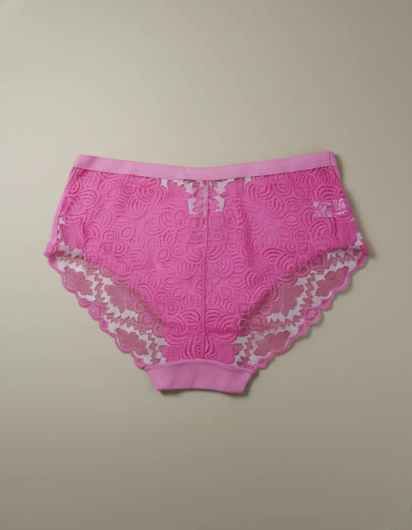 Tweens Lace Panty Elegant Soft Stretch Intimate Wear (Pack of 2)