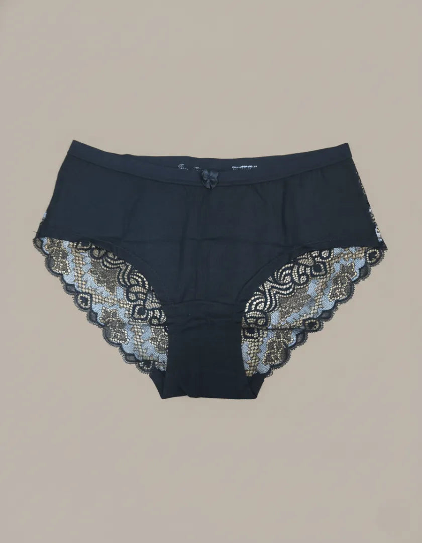 Tweens Lace Panty Elegant Soft Stretch Intimate Wear (Pack of 2)