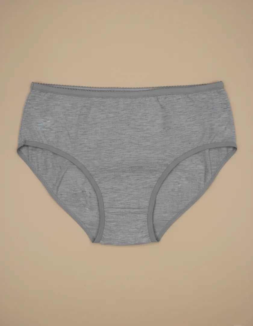 Tweens Cotton Spandex Hipster Panty Soft Stretch Mid-Rise Comfort Fit