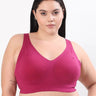 Tweens Bonded Breathable Cotton Plus-Size Padded Full-Coverage Bra (SB-918-Wine) (MR)