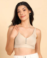 Tweens Invisi-Fit M-Frame Non-Padded Cotton Bonded Seamless Minimiser Bra