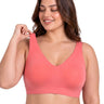 Tweens Cotton Jelly-Fit Plus-Size Bra | Non-Padded (Coral)