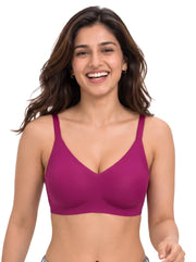 Tweens Cotton Jelly-Fit Bra | Padded (Wine)