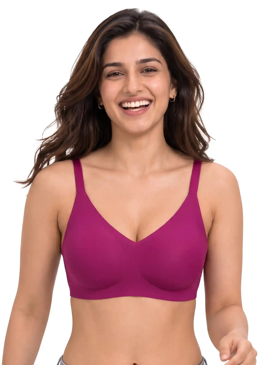 Tweens Cotton Jelly-Fit Bra | Padded (Wine)