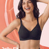 Tweens Jelly-Fit Bonded Bra (Black)