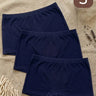 Cotton High Coverage Boy Shorts (TW-65)(Navy)