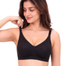 Tweens Cotton Jelly-Fit Bra | Non-Padded (Black)