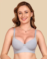 Tweens Bonded Polyamide Push-Up 3/4 Coverage Bra (Level 3 Padding) (SB-95301)