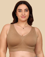 Tweens Bonded Breathable Cotton Plus-Size Padded Full-Coverage Bra (TW-SB-918)