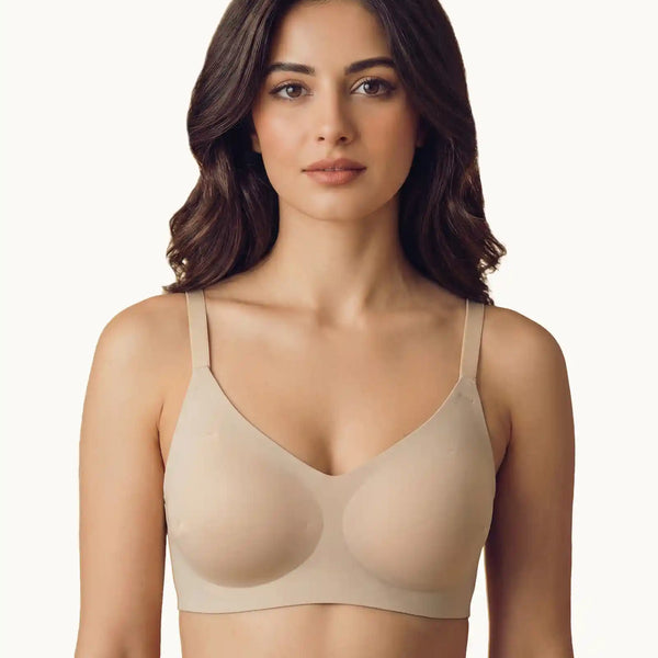 Cotton Padded Full Coverage Bonded Bra (SB-938-Skin)