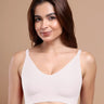 Cotton Non-Padded Full Coverage Bonded Bra (SB-935-White) (GB)
