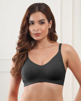 Cotton Padded Full Coverage Bonded Bra (SB-938-Black) (GB)