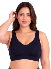 Tweens Cotton Jelly-Fit Plus-Size Bra | Non-Padded (Navy)