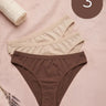 Cotton Medium Coverage Bikini Cut Panty with Soft Waistband (Pack Of 3) (TW-71) (2 Skin+1 Coffee)