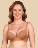 Tweens Bonded Breathable Cotton Push-Up 3/4-Coverage Maximiser Bra (Level 2 Padding) (SB-97015)