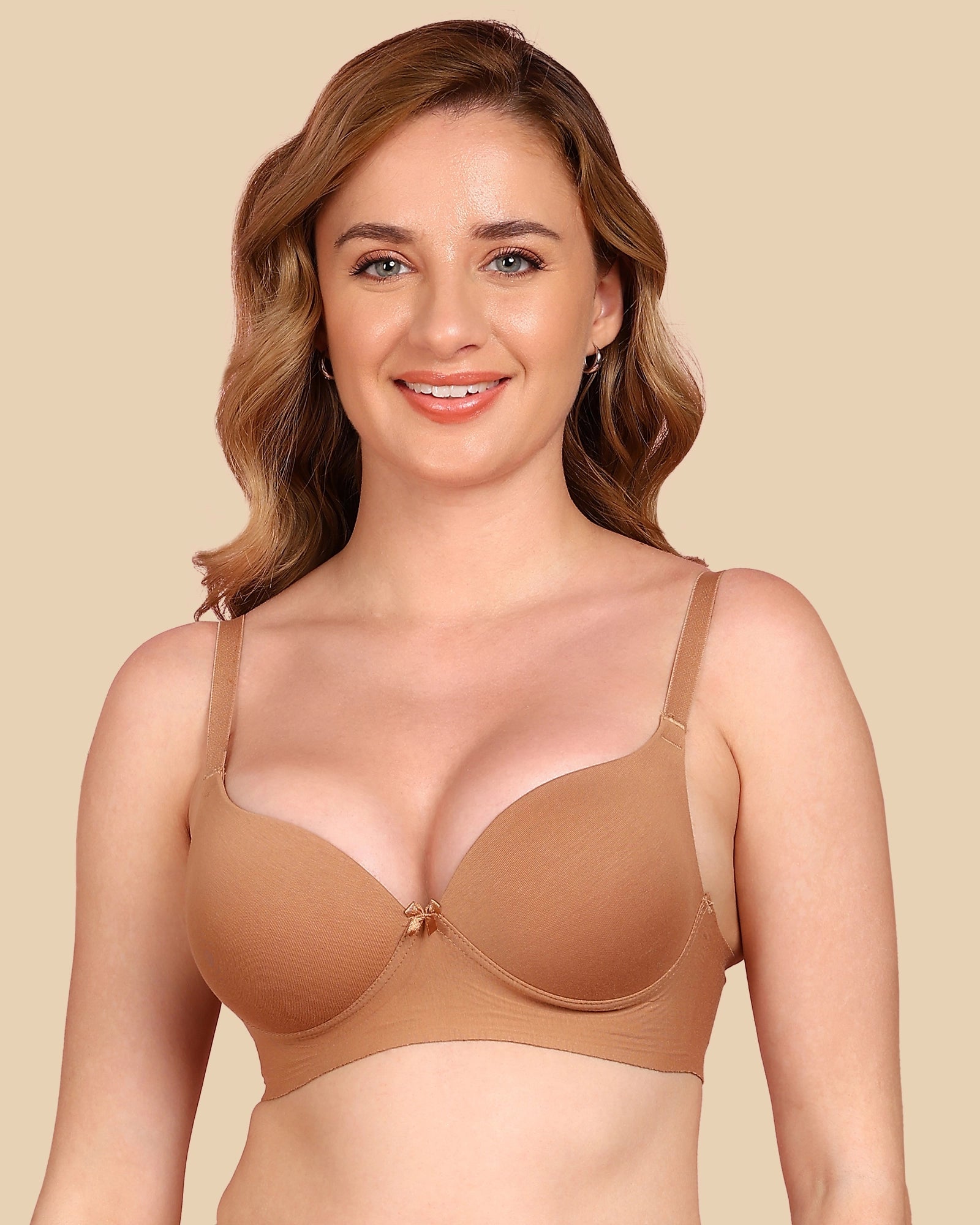 Tweens Bonded Breathable Cotton Push-Up 3/4-Coverage Maximiser Bra (Level 2 Padding) (SB-97015)