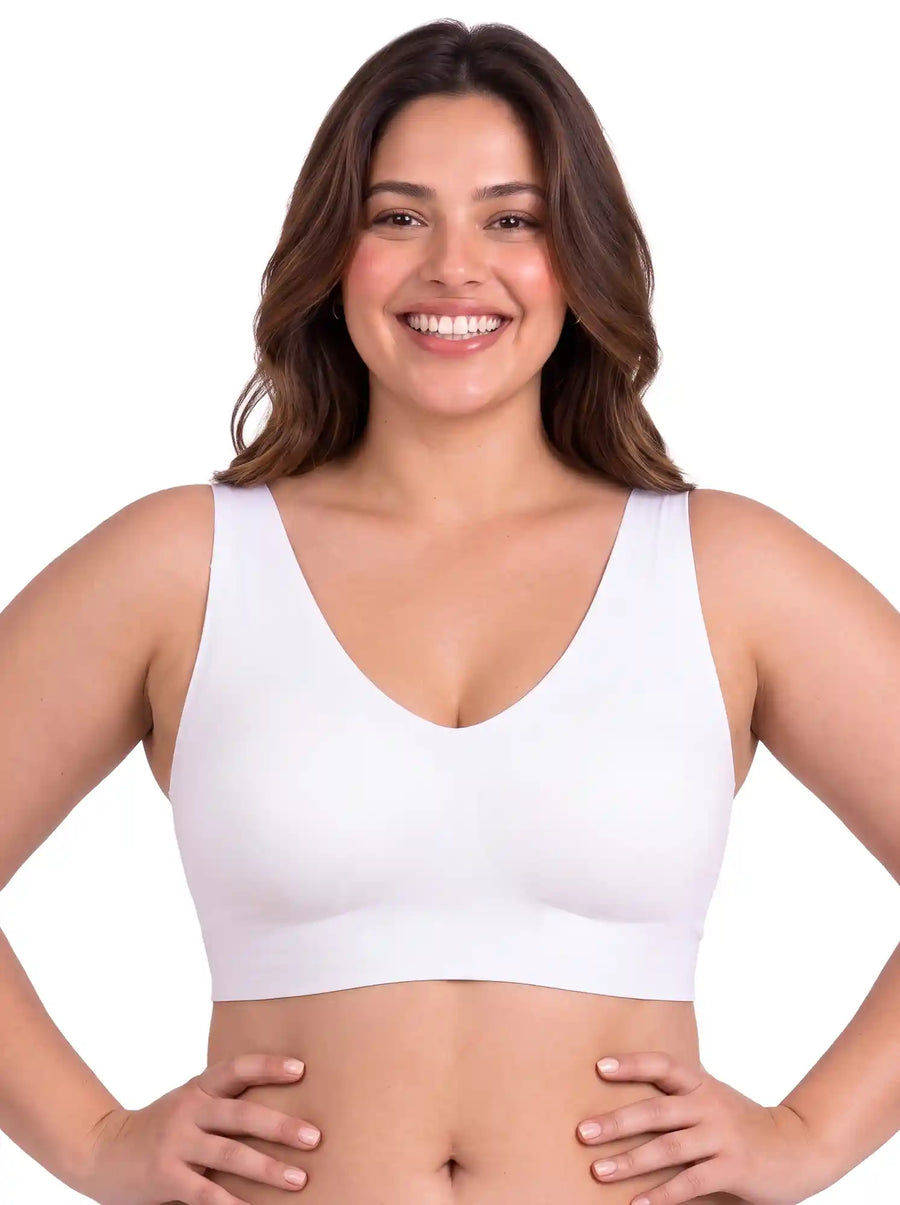 Tweens Cotton Jelly-Fit Bra | Non-Padded (White)