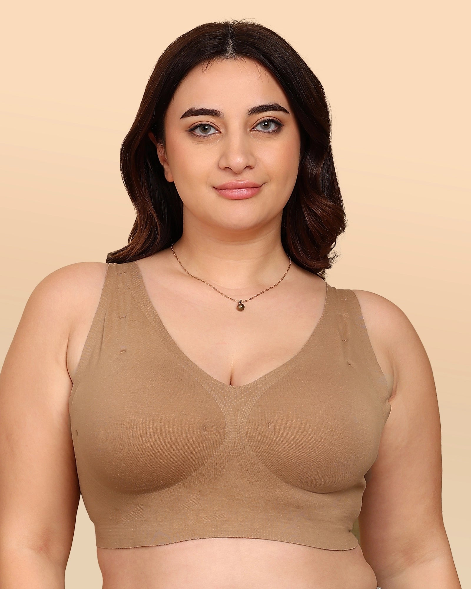 Tweens Bonded Breathable Cotton Plus-Size Padded Full-Coverage Bra (TW-SB-918)