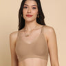 Tweens Bonded Breathable Cotton Padded Full-Coverage Bra (SB-938-Fawn)