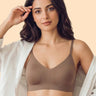 Cotton Non-Padded Full Coverage Bonded Bra (SB-935-Fawn)