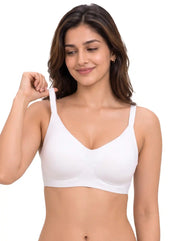 Tweens Cotton Jelly-Fit Bra | Padded (White)