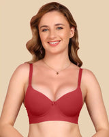 Tweens Bonded Polyamide Push-Up 3/4 Coverage Bra (Level 3 Padding) (SB-95301)