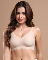 Polyamide Padded Full Coverage Bonded Bra (SB-968)(Skin) (GB)