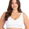 Tweens Cotton Jelly-Fit Plus-Size Bra | Padded (White)