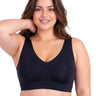 Tweens Cotton Jelly-Fit Plus-Size Bra | Non-Padded (Black)