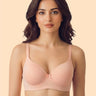 Polyamide Non-Wired Maximiser Push Up Bonded Bra (Level-3 Padding) with 3/4th Coverage  (SB-95301) (Peach)