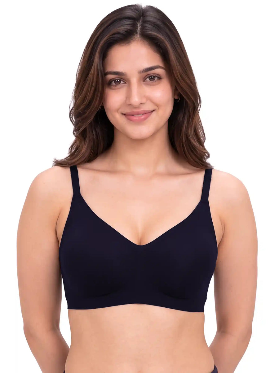 Tweens Cotton Jelly-Fit Bra | Padded (Navy)