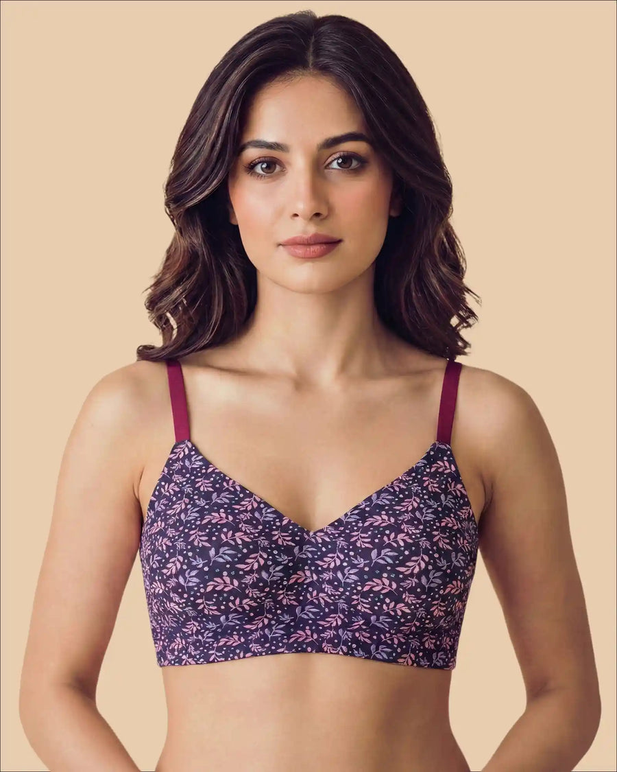 Polyamide Padded Printed Bonded Bra (SB-6826 PR)