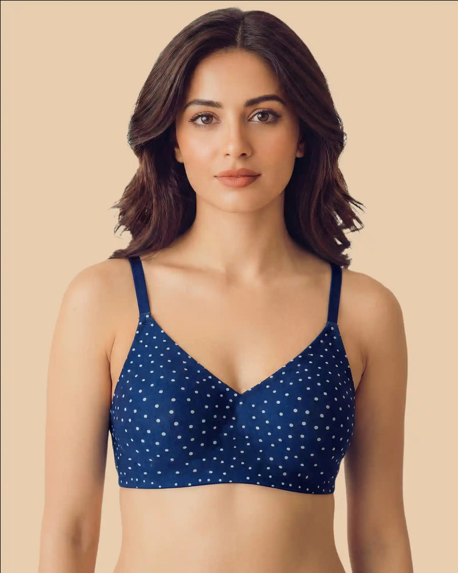 Polyamide Padded Printed Bonded Bra  (SB-3842 PR)