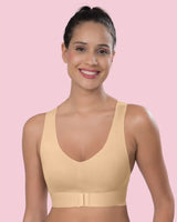 Tweens Bonded Breathable Cotton Non-Padded Gym Bra with Posture Support (SB-995)