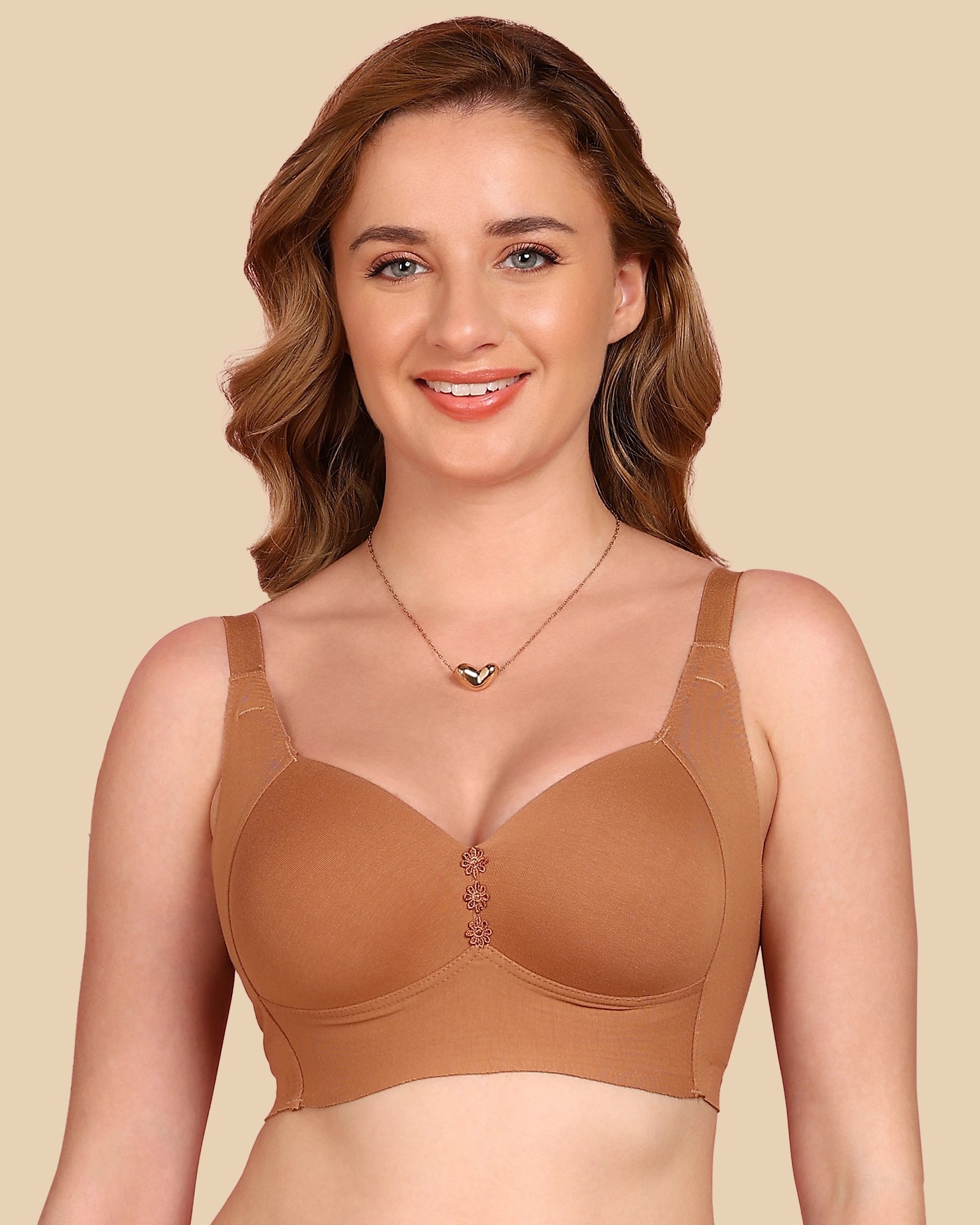 Tweens Bonded Breathable Cotton Plus-Size Padded M-Frame Minimiser (TW-SB-9203)