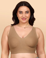 Tweens Bonded Breathable Cotton Plus-Size Full-Coverage Bra with Hidden Concealer (TW-SB-915)