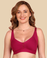 Tweens Bonded Breathable Cotton Plus-Size Non-Padded M-Frame Minimiser with Hidden Concealer (SB-9303)