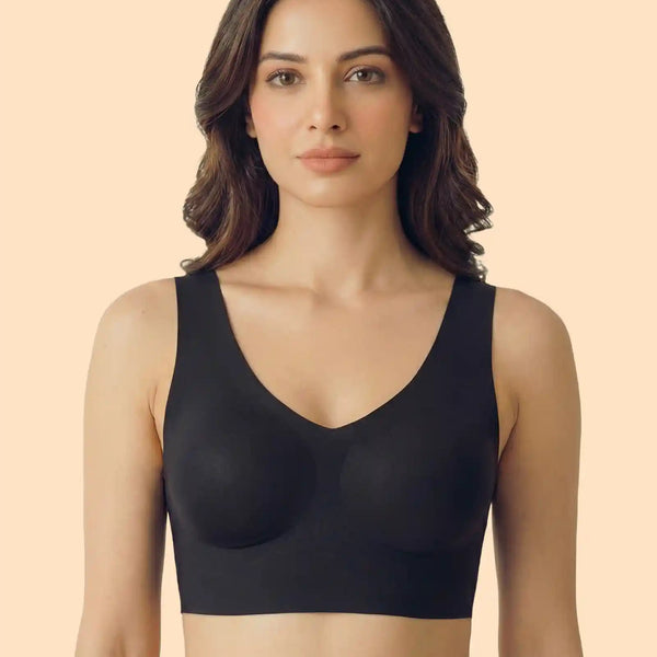 Polyamide Padded Slip on Bra (TW-SB-985) (Black)