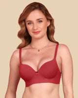 Tweens Bonded Polyamide Push-Up 3/4 Coverage Maximiser Bra (Level 2 Padding) (SB-95107)