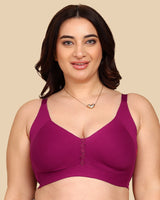 Tweens Bonded Breathable Cotton Plus-Size Non-Padded M-Frame Minimiser with Hidden Concealer (SB-9303)