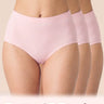 Polyamide Full Coverage High Waist Seamless Hipster Panty with Ultra Soft Inner Elastic Waistband  (TW-3001) (Rose)