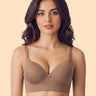Cotton Non-wired Maximiser Push-Up Bonded Bra (Level-2 Padding) with 3/4th Coverage (SB-97015) (Fawn)